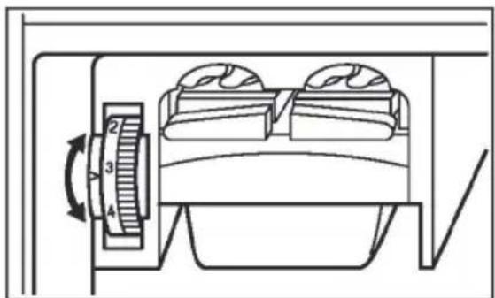 ZANUSSI ZRT44200XA - Réglage du thermostat - 1