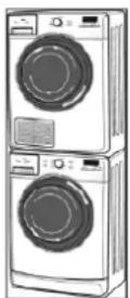 WHIRLPOOL AZAHP 7671 - Stapeln auf einer Waschmaschine - 1