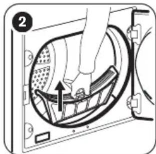 ZANUSSI ZTE7100PZ - Cleaning the filter - 3