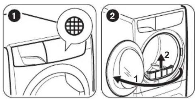 ZANUSSI ZDP7202PZ - Cleaning the filter - 1