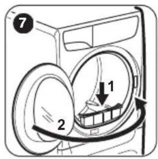 ZANUSSI ZDP7202PZ - Cleaning the filter - 6