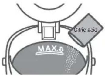PANASONIC NCEH40PC - Put citric acid in the inner container. - 1