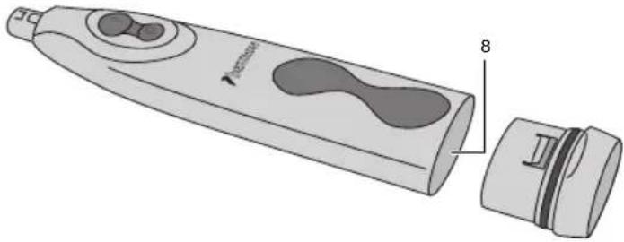 BESTRON DSA3500C - FONCTIONEMENT - Remplacement des piles - 1