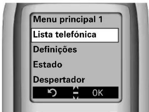 SIEMENS optiPoint WL2 professional - Menu principal - 1