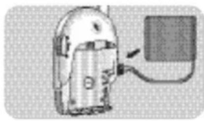 PHILIPS SCD468 - Akun vaihtaminen (vanhempien yksikkö) - 3