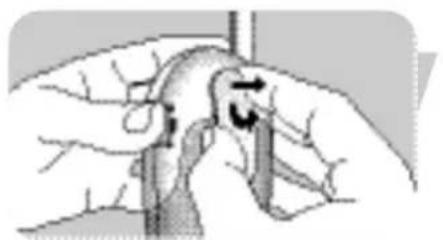 PHILIPS SCD468 - Fixation de l'attache de ceinture - 1