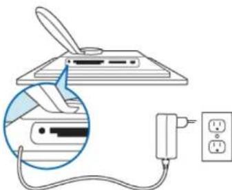 PHILIPS 7FF1WD - Connexion à une source d'alimentation - 1