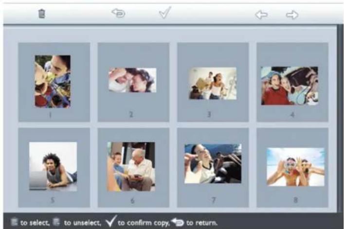 PHILIPS 7FF1WD - Suppression d'une photo - 3