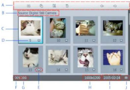 PHILIPS 7FF1WD - Affichage de photos - 4