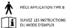 PHILIPS SPD5120CC - Signification des étiquettes apposées sur la poignée - 1