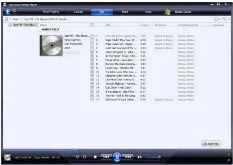 PHILIPS SA5000 - Extraire des titres d'un CD - 4