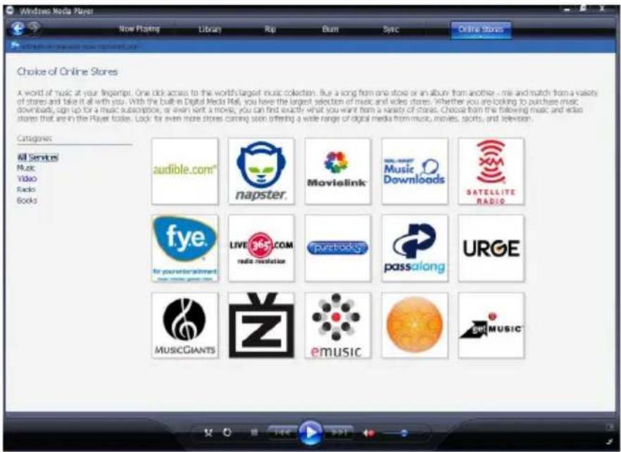 PHILIPS SA5000 - Achat de musique en ligne - 1