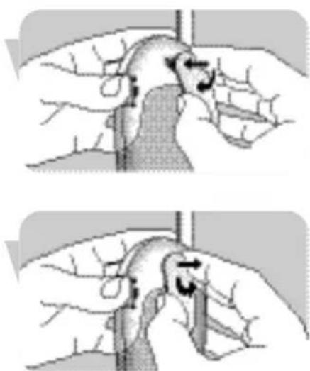 PHILIPS SCD464 - Vyökiinnikkeen irrottaminen - 2