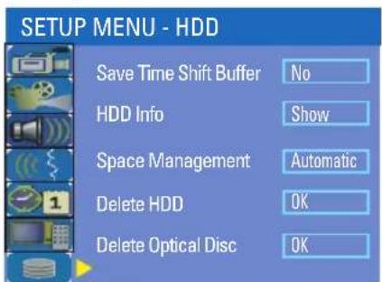 PHILIPS HTS5800H - Accès au menu de confi guration du disque dur - 2