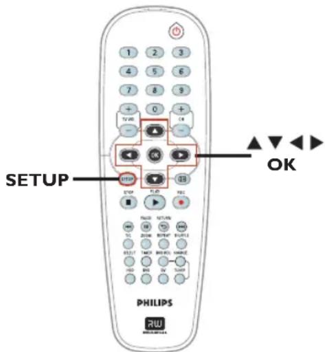 PHILIPS HTS5800H - Confi guration des chaînes TV - 1