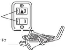 ALTEC LANSING VS3251 - CONNECTING THE POWER CORD (AC WALL SOCKET) - 1