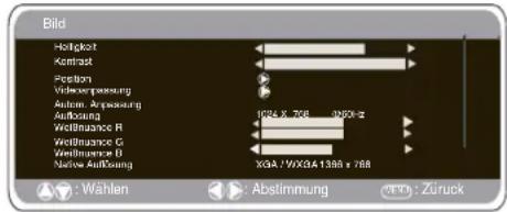 SANYO 42LE1 - Einstellungen PC-Menu - 2