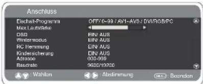 SANYO 42LE1 - Einstellen der Monitoradresse im RS232-Modus - 1