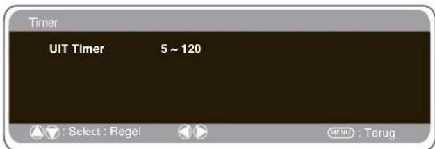 SANYO 42LE1 - Uit-timer instelling - 1