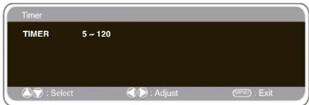 SANYO 42LE1 - Off-timer setting - 1