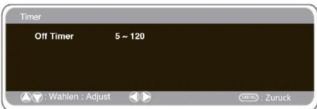 SANYO 42LE1 - Off-Timer - 1