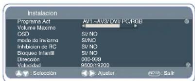 SANYO 42LE1 - Configuración de la direccion del monitor en modo RS232 - 1