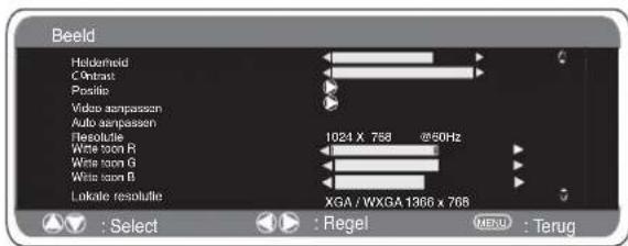 SANYO 42LE1 - Menu-installingen pc - 2