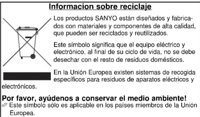 SANYO 42LE1 - ESTE PRODUCTO DEBE ESTAR CONNECTADO A TIERRA - 1