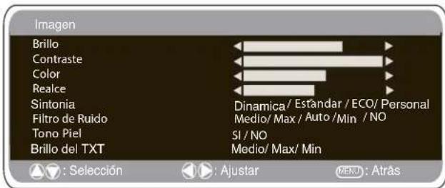 SANYO 42LE1 - Menu de Imagen - 1