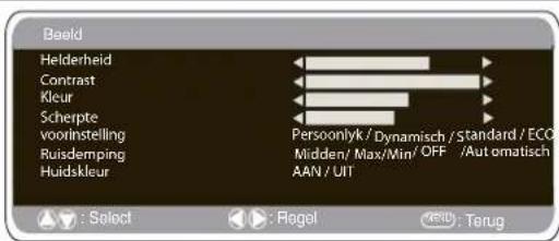 SANYO 42LE1 - Beeldmenu - 1