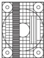 SHARP PNG655RE - Opening the adjustment pattern - 1