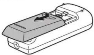 SHARP PNG655RE - Mise en place des piles - 1