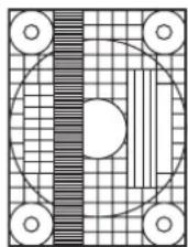 SHARP PNG655RE - Ouverture de la mire de réglage - 1