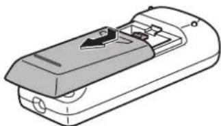 SHARP PNG655RE - Установка батареек - 1