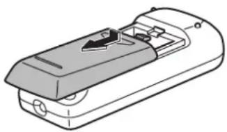 SHARP PNG655RE - Einlegen der Batterien - 1