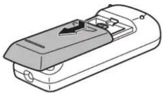 SHARP PNG655RE - Installing the batteries - 1