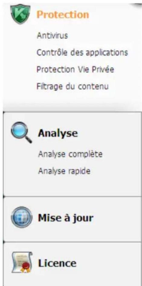 KASPERSKY LAB KLT39006088KIT - FENETRE PRINCIPALE DE L'APPLICATION - 2