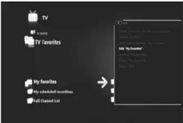 CONCEPTRONIC Media Titan - Come modificare una lista di canali preferiti - 2