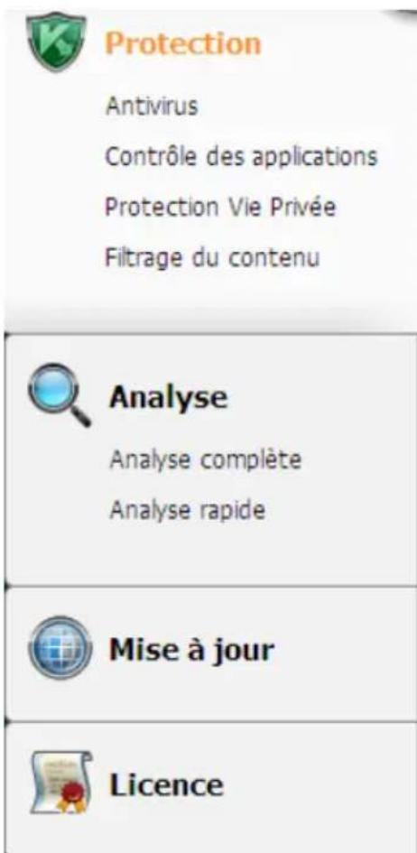 KASPERSKY LAB KLT39006089KIT2 - FENETRE PRINCIPALE DE L'APPLICATION - 2