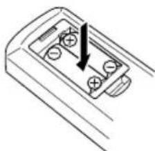 KENWOOD M303USBS - Einlagen der Batterien - 2