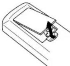KENWOOD M303USBS - Einlagen der Batterien - 1