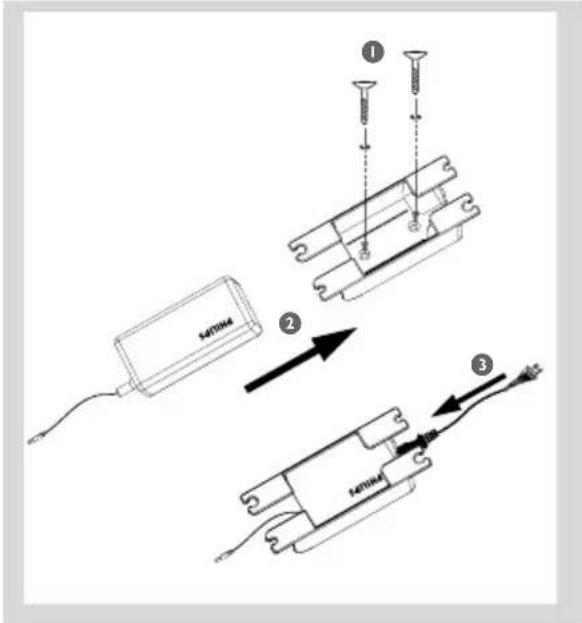 PHILIPS AJL700 - Utilisation du support de l'adaptateur - 1