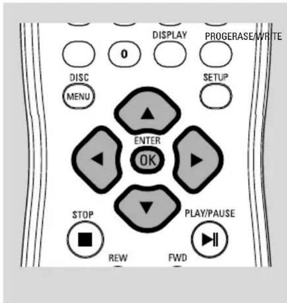 PHILIPS AJL700 - Pour naviguer dans le menu de réglage - 1