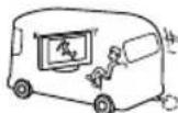 SONY Bravia KDL37XBR6 - Do not install this TV in a vehicle, ship or other vessel - 1