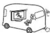 SONY Bravia KDL37XBR6 - N'installez pas ce téléviseur dans un vehicule ou sur un bateau ou autre embarcation - 1