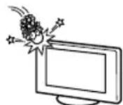 SONY Bravia KDL37XBR6 - Broken screen panel - 1