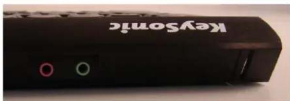 KeySonic ACK5600 ALU+ - Audio connector - 1