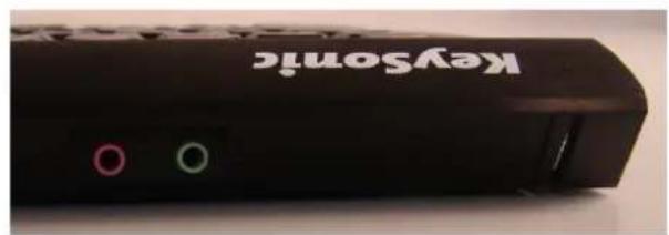 KeySonic ACK5600 ALU+ - Audio-Anschluss - 1