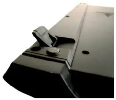 KeySonic ACK5600 ALU+ - Pieds escamtables - 1