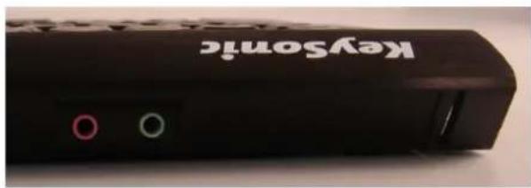 KeySonic ACK5600 ALU+ - Connecteur Audio - 1